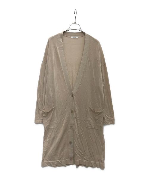 Whim Gazette（ウィムガゼット）Whim Gazette (ウィムガゼット) ロングカーディガン ベージュ サイズ:SIZEFREEの古着・服飾アイテム