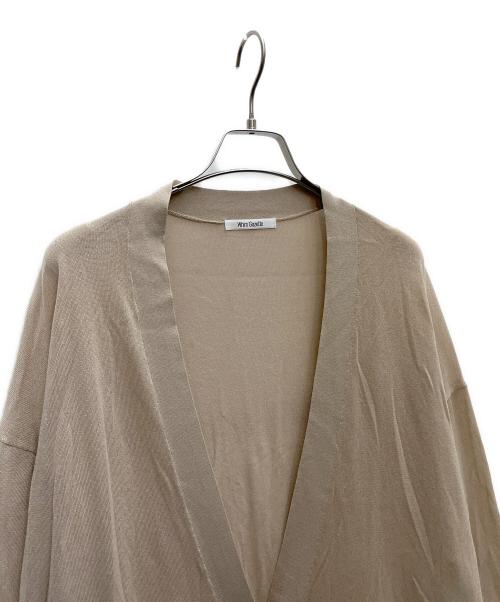 Whim Gazette（ウィムガゼット）Whim Gazette (ウィムガゼット) ロングカーディガン ベージュ サイズ:SIZEFREEの古着・服飾アイテム