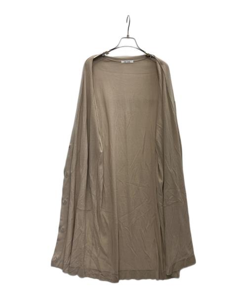 Whim Gazette（ウィムガゼット）Whim Gazette (ウィムガゼット) ロングカーディガン ベージュ サイズ:SIZEFREEの古着・服飾アイテム