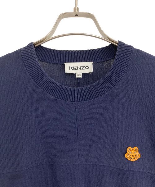 KENZO（ケンゾー）KENZO (ケンゾー) KENZO アップリケスウェットシャツ ネイビー サイズ:XSの古着・服飾アイテム