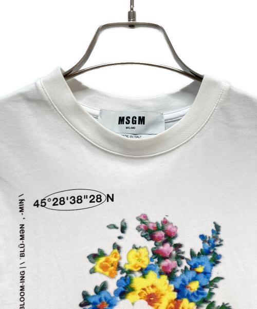 MSGM（エムエスジーエム）MSGM (エムエスジーエム) MSGM  Tシャツ ホワイト サイズ:XXSの古着・服飾アイテム