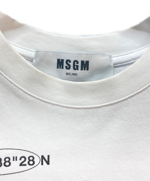 MSGM（エムエスジーエム）MSGM (エムエスジーエム) MSGM  Tシャツ ホワイト サイズ:XXSの古着・服飾アイテム