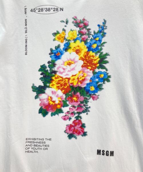 MSGM（エムエスジーエム）MSGM (エムエスジーエム) MSGM  Tシャツ ホワイト サイズ:XXSの古着・服飾アイテム