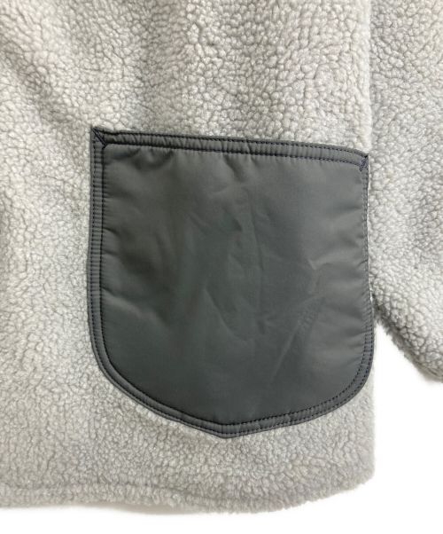 LEE（リー）LEE (リー) ボアジャケット グレー サイズ:Sの古着・服飾アイテム