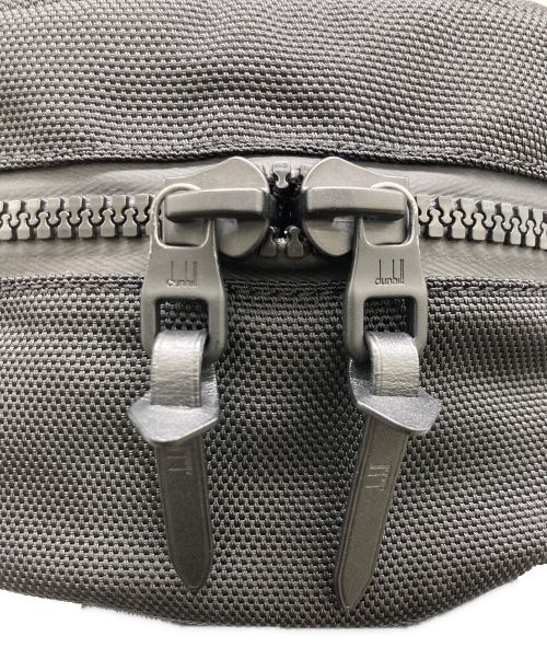 dunhill（ダンヒル）dunhill (ダンヒル) dunhill(ダンヒル) Radial Leather-Trimmed Shell Backpack リュック ブラックの古着・服飾アイテム