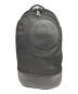 dunhill（ダンヒル）の古着「dunhill(ダンヒル) Radial Leather-Trimmed Shell Backpack リュック」｜ブラック