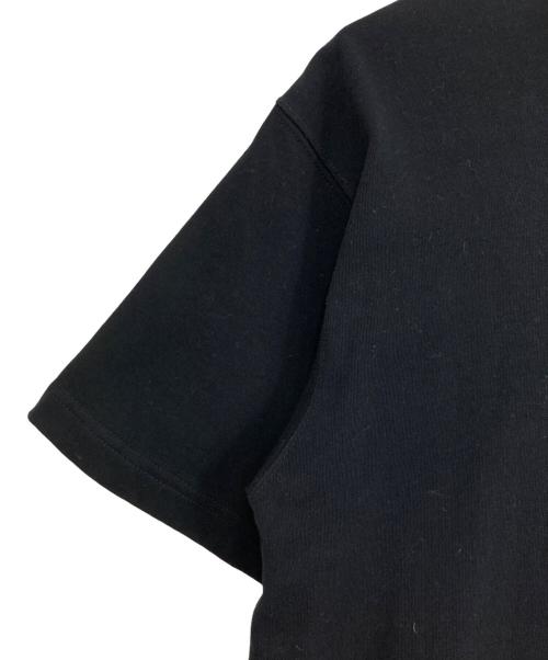 YOHJI YAMAMOTO（ヨウジヤマモト）YOHJI YAMAMOTO (ヨウジヤマモト) New Era (ニューエラ) YOHJI YAMAMOTO×NEW ERA 半袖カットソー ブラック×ブルー サイズ:LARGEの古着・服飾アイテム