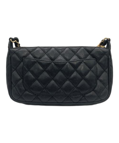 CHANEL（シャネル）CHANEL (シャネル) CHANEL マトラッセ チェーンショルダーバッグ ブラックの古着・服飾アイテム