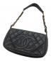 中古・古着 CHANEL (シャネル) CHANEL マトラッセ チェーンショルダーバッグ ブラック：265000円