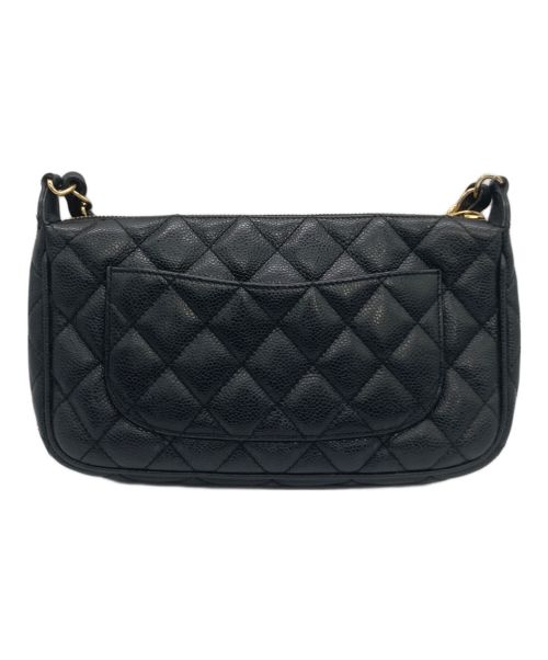 CHANEL（シャネル）CHANEL (シャネル) CHANEL マトラッセ チェーンショルダーバッグ ブラックの古着・服飾アイテム