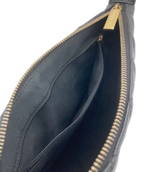 CHANEL（シャネル）CHANEL (シャネル) CHANEL マトラッセ チェーンショルダーバッグ ブラックの古着・服飾アイテム