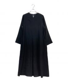 MEDIUM（ミディアム）の古着「MEDIUM ウールワンピース」｜ブラック