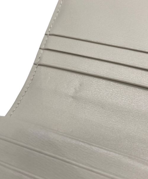 Saint Laurent Paris（サンローランパリ）Saint Laurent Paris (サンローランパリ) タイニーモノグラム コンチネンタルウォレット グレーの古着・服飾アイテム