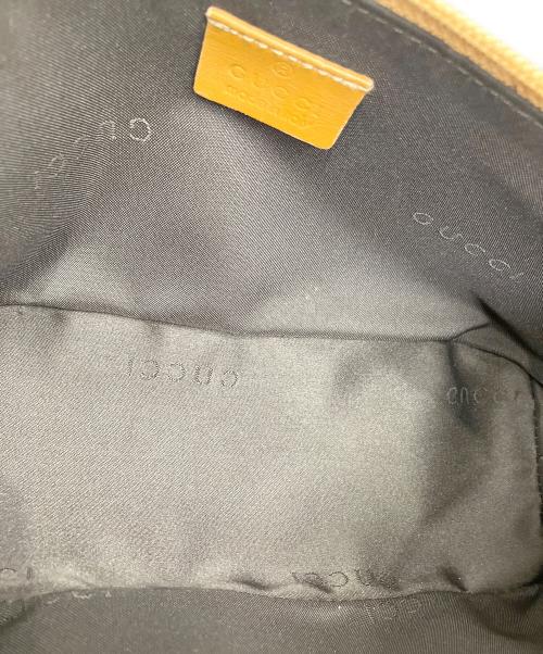 GUCCI（グッチ）GUCCI (グッチ) スウェードポーチ ブラウンの古着・服飾アイテム