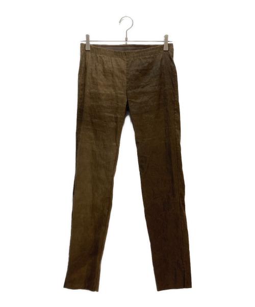 UMA WANG（ユマ ワン）UMA WANG (ユマ ワン) UMA WANG PHILIS PANTS ブラウン サイズ:Sの古着・服飾アイテム