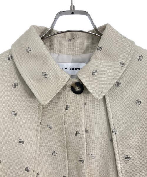 Lily Brown（リリーブラウン）Lily Brown (リリーブラウン) トレンチライクスプリングケープコート ベージュ サイズ:Fの古着・服飾アイテム