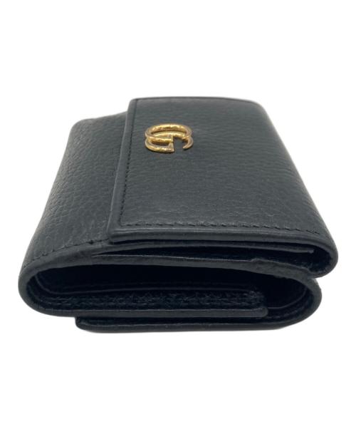 GUCCI（グッチ）GUCCI (グッチ) GUCCI GG 3つ折り財布 ブラックの古着・服飾アイテム