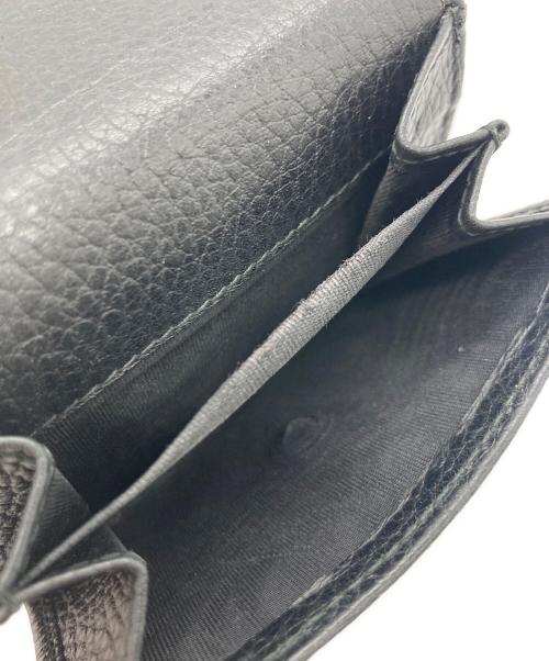 GUCCI（グッチ）GUCCI (グッチ) GUCCI GG 3つ折り財布 ブラックの古着・服飾アイテム