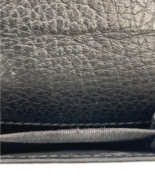 GUCCI（グッチ）GUCCI (グッチ) GUCCI GG 3つ折り財布 ブラックの古着・服飾アイテム