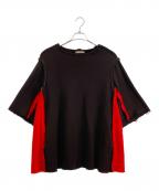 MARNIマルニ）の古着「MARNI 七分袖 スウェット」｜レッド×ブラウン