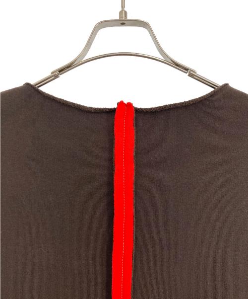 MARNI（マルニ）MARNI (マルニ) MARNI 七分袖 スウェット レッド×ブラウン サイズ:36の古着・服飾アイテム