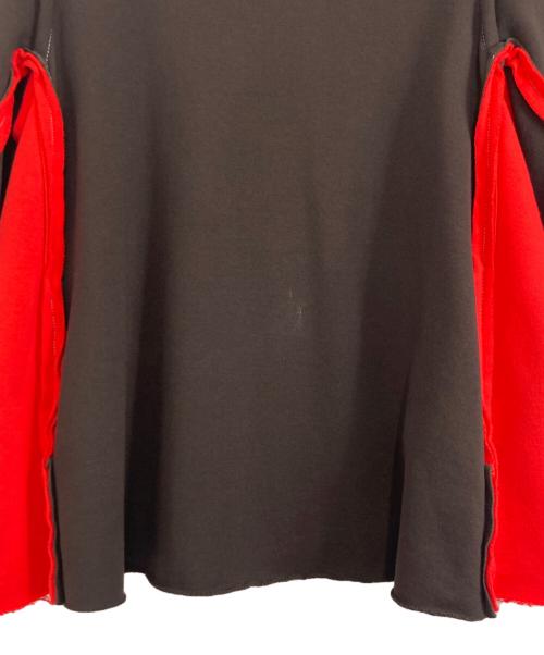 MARNI（マルニ）MARNI (マルニ) MARNI 七分袖 スウェット レッド×ブラウン サイズ:36の古着・服飾アイテム