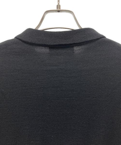 SINME（シンメ）SINME (シンメ) SINME ポロカラーニット ブラック サイズ:Mの古着・服飾アイテム