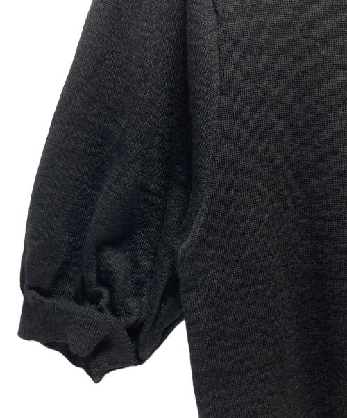 SINME（シンメ）SINME (シンメ) SINME ポロカラーニット ブラック サイズ:Mの古着・服飾アイテム