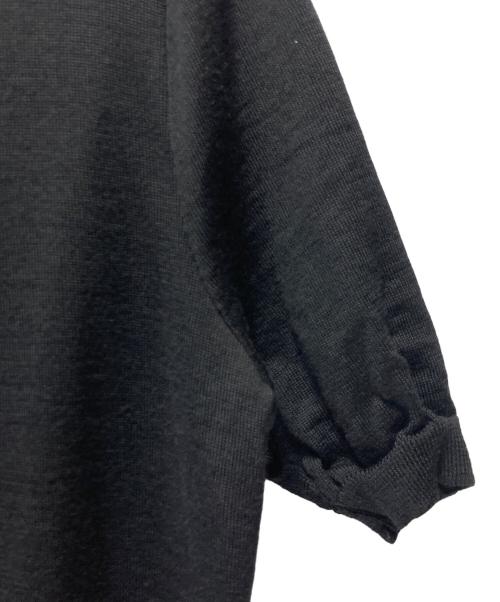 SINME（シンメ）SINME (シンメ) SINME ポロカラーニット ブラック サイズ:Mの古着・服飾アイテム