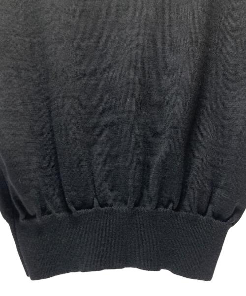 SINME（シンメ）SINME (シンメ) SINME ポロカラーニット ブラック サイズ:Mの古着・服飾アイテム