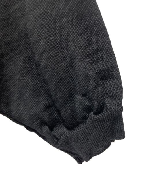 SINME（シンメ）SINME (シンメ) SINME ポロカラーニット ブラック サイズ:Mの古着・服飾アイテム