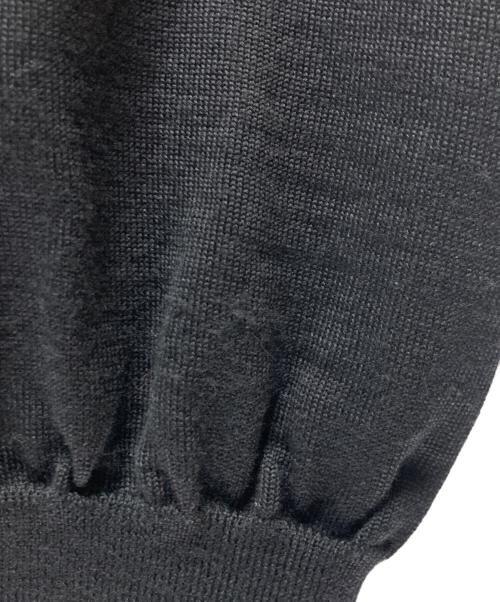 SINME（シンメ）SINME (シンメ) SINME ポロカラーニット ブラック サイズ:Mの古着・服飾アイテム