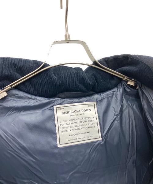 nano・universe（ナノ・ユニバース）nano・universe (ナノ・ユニバース) 東京西川 (トウキョウニシカワ) ダウンジャケット ブラック サイズ:Mの古着・服飾アイテム