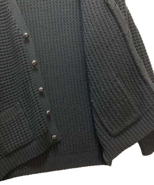 SUPREME（シュプリーム）Supreme (シュプリーム) Waffle Knit Cardigan ブラック サイズ:Lの古着・服飾アイテム