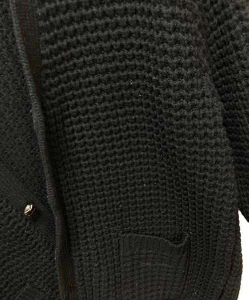 SUPREME（シュプリーム）Supreme (シュプリーム) Waffle Knit Cardigan ブラック サイズ:Lの古着・服飾アイテム