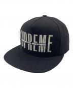 SUPREMEシュプリーム）の古着「SUPREME Global 5-Panel Cap」｜ブラック