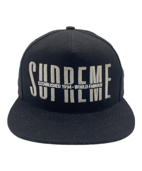 SUPREME（シュプリーム）SUPREME (シュプリーム) SUPREME Global 5-Panel Cap ブラックの古着・服飾アイテム