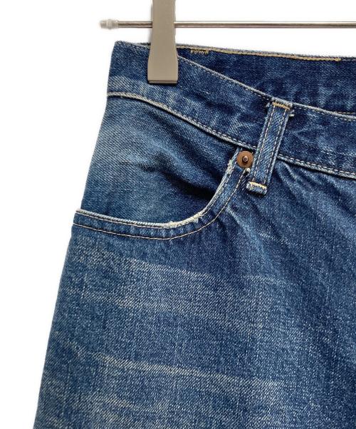 yunahica（ユナヒカ）yunahica (ユナヒカ) chieko (チエコ) yunahica×chieko スタンダードデニムパンツ インディゴ サイズ:1の古着・服飾アイテム