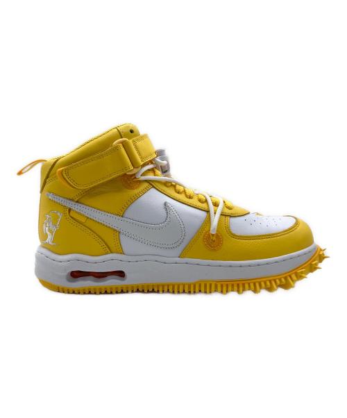NIKE（ナイキ）NIKE (ナイキ) OFFWHITE (オフホワイト) NIKE AIR FORCE 1 MID SP LTHR イエロー×ホワイト サイズ:US 11.5 未使用品の古着・服飾アイテム