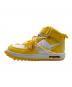 NIKE (ナイキ) OFFWHITE (オフホワイト) NIKE AIR FORCE 1 MID SP LTHR イエロー×ホワイト サイズ:US 11.5 未使用品：17000円