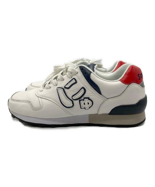 via SANGACIO（ヴィア・サンガチオ）via SANGACIO (ヴィア・サンガチオ) にゅ～ず　トリコロール ホワイト サイズ:26の古着・服飾アイテム