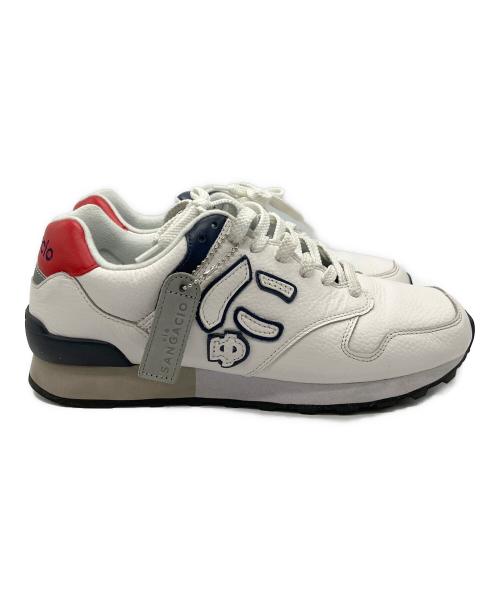 via SANGACIO（ヴィア・サンガチオ）via SANGACIO (ヴィア・サンガチオ) にゅ～ず　トリコロール ホワイト サイズ:26の古着・服飾アイテム