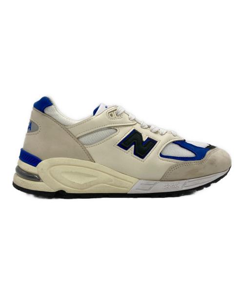 NEW BALANCE（ニューバランス）NEW BALANCE (ニューバランス) NEW BALANCE M990WB2 ブルー×ベージュ サイズ:US 10の古着・服飾アイテム