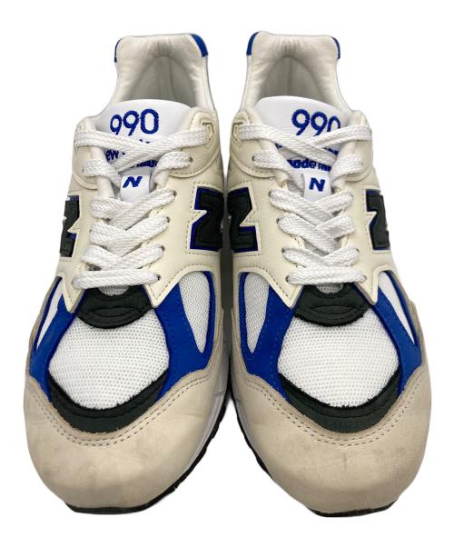 NEW BALANCE（ニューバランス）NEW BALANCE (ニューバランス) NEW BALANCE M990WB2 ブルー×ベージュ サイズ:US 10の古着・服飾アイテム
