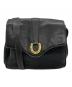 GUCCI（グッチ）の古着「GUCCI ホースシュー ショルダーバッグ」｜ブラック