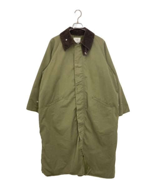 Ameri（アメリ）AMERI (アメリ) CORDUROY COLLAR MILITARY COAT オリーブ サイズ:FREEの古着・服飾アイテム
