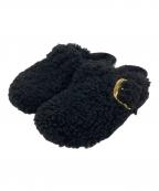 BIRKENSTOCKビルケンシュトック）の古着「Boston Big Buckle Teddy Rivet logo OS」｜ブラック