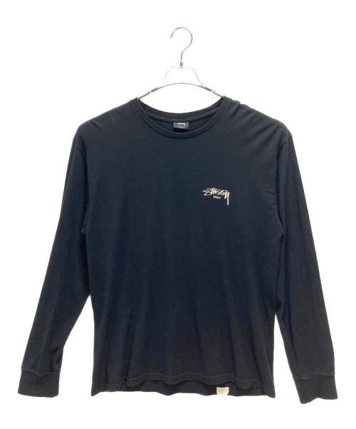 stussy（ステューシー）stussy (ステューシー) 長袖カットソー ブラック サイズ:Lの古着・服飾アイテム