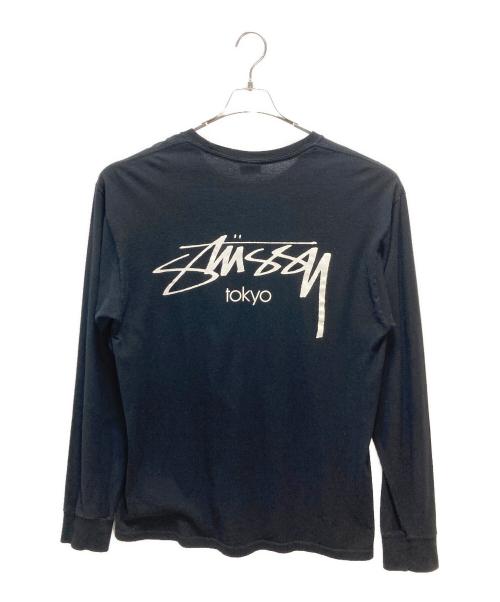stussy（ステューシー）stussy (ステューシー) 長袖カットソー ブラック サイズ:Lの古着・服飾アイテム
