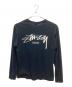 stussy (ステューシー) 長袖カットソー ブラック サイズ:L：7000円
